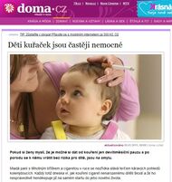 Děti kuřaček jsou častěji nemocné