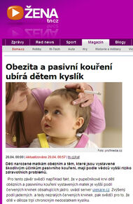  Obezita a pasivní kouření ubírá dětem kyslík